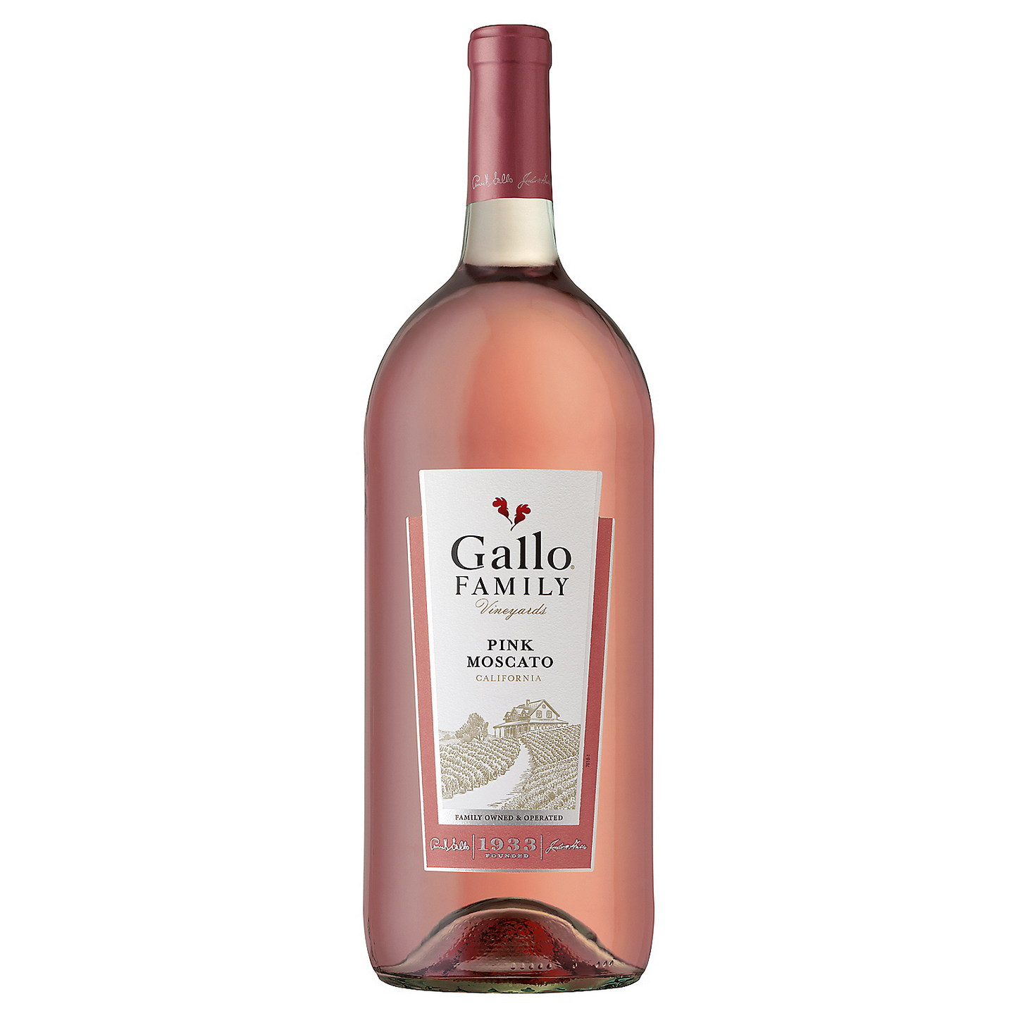 GALLO FAMILY VINEYARDS PINK MOSCATO INTERNATIONAL 1.5L