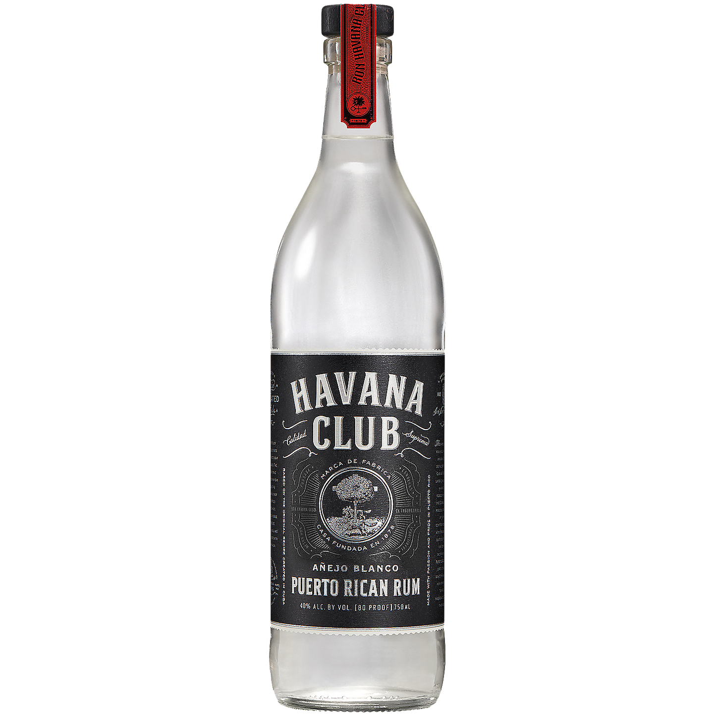 HAVANA CLUB LIGHT RUM ANEJO BLANCO 80 750ML