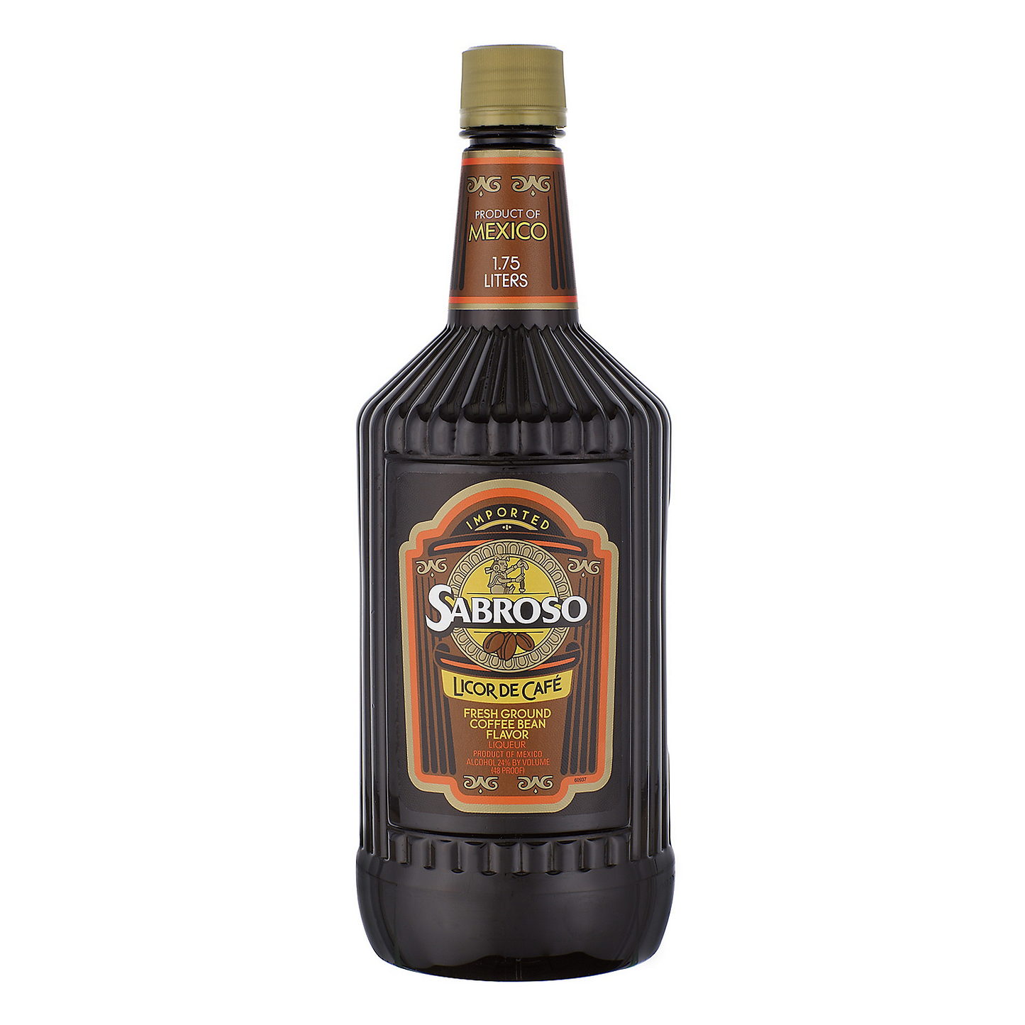 SABROSO COFFEE LIQUEUR LICOR DE CAFE 48 1.75L