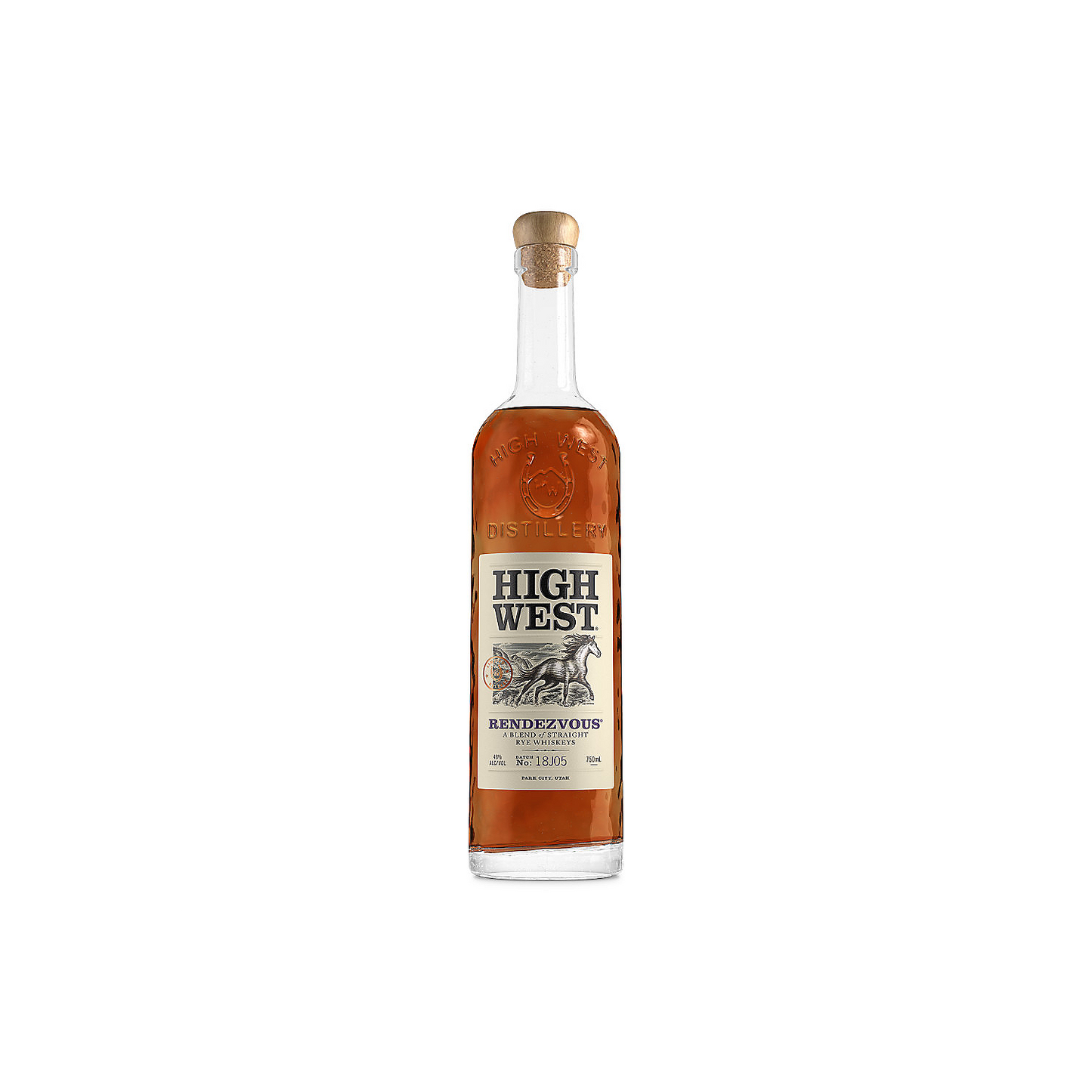 HIGH WEST RYE WHISKEY RENDEZVOUS RYE 92 750ML
