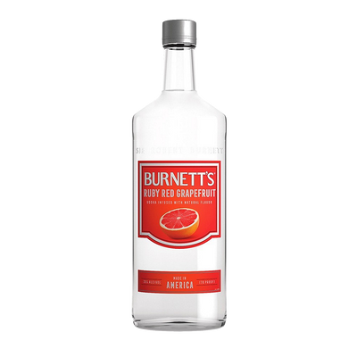 BURNETT'S RUBY RED GRAPEFRUIT FLAVORED VODKA 60 1.75L