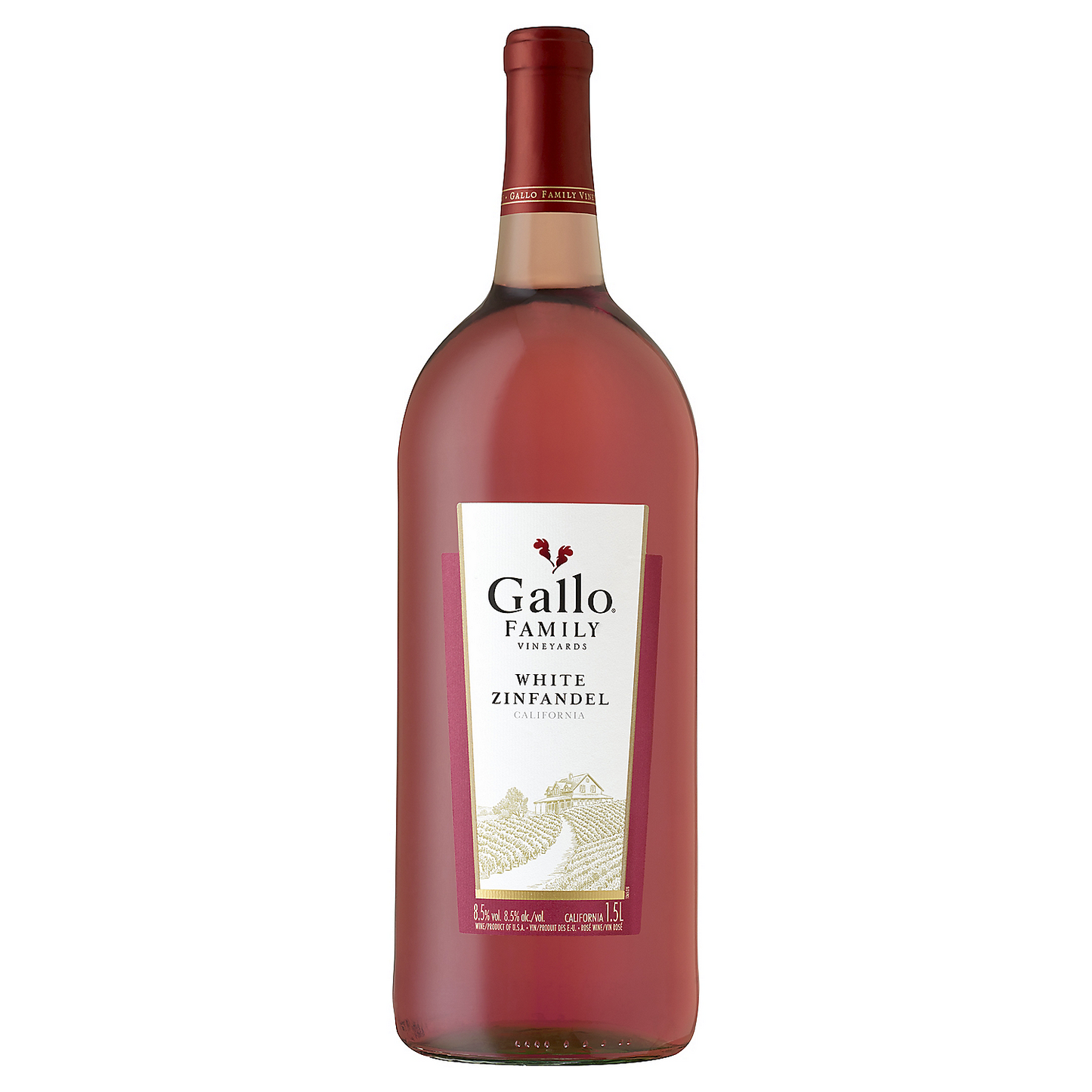 GALLO FAMILY VINEYARDS WHITE ZINFANDEL CALIFORNIA 1.5L