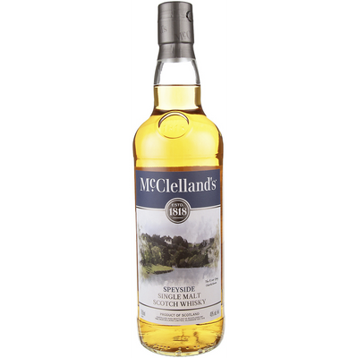 MCCLELLAND'S SINGLE MALT SCOTCH SPEYSIDE 80 750ML