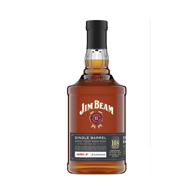 JIM BEAM STRAIGHT BOURBON SINGLE BARREL SELECTED BATCH 108 750ML