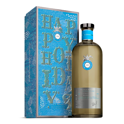 CASA DRAGONES TEQUILA REPOSADO 80 W/ HOLIDAY SLEEVE 750ML