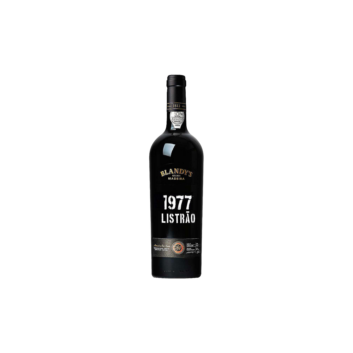 BLANDY'S MADEIRA LISTRAO MATURED IN OAK CASKS 1977 WOOD BOX 750ML