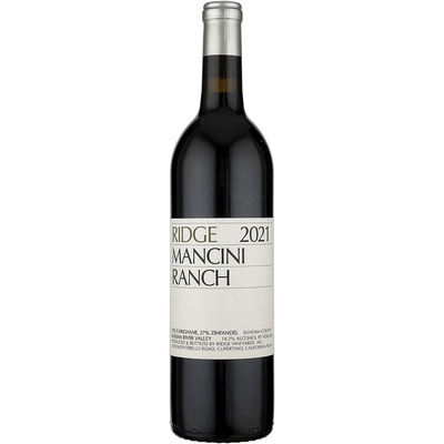 RIDGE VINEYARDS MANCINI RANCH RUSSIAN RIVER VALLEY 2021 750ML