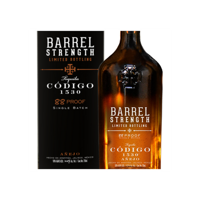 CODIGO 1530 TEQUILA ANEJO BARREL STRENGTH 2 YR 86.2 750ML