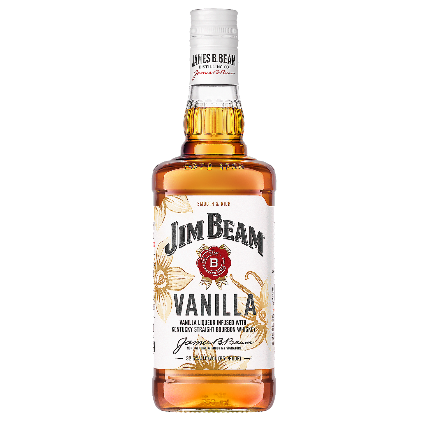 JIM BEAM VANILLA FLAVORED WHISKEY 65 1.75L