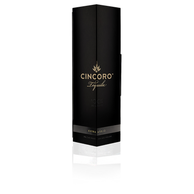 CINCORO TEQUILA EXTRA ANEJO 80 W/ WOODEN GIFT BOX 1.75L