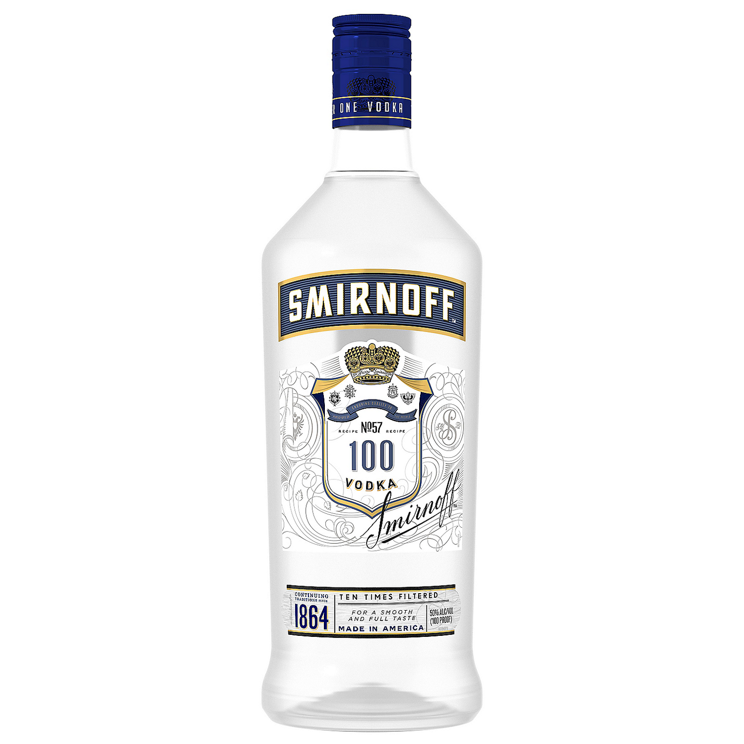 SMIRNOFF VODKA 100 1L