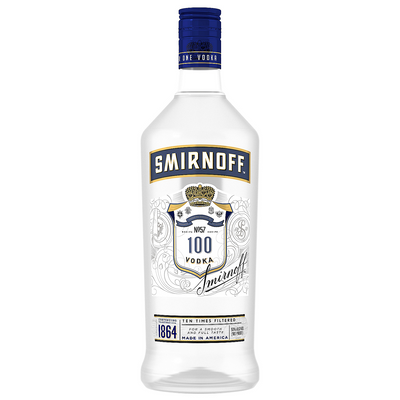 SMIRNOFF VODKA 100 1L