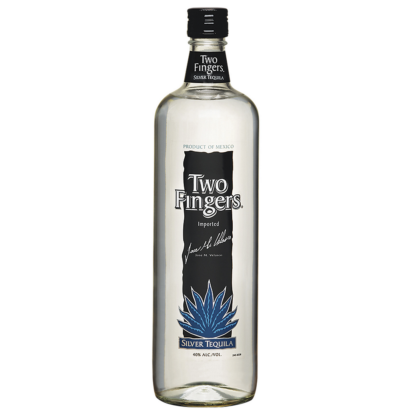 TWO FINGERS TEQUILA SILVER 80 1.75L