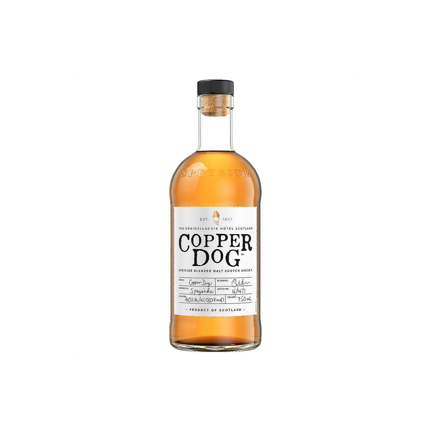 COPPER DOG BLENDED MALT SCOTCH 80 750ML