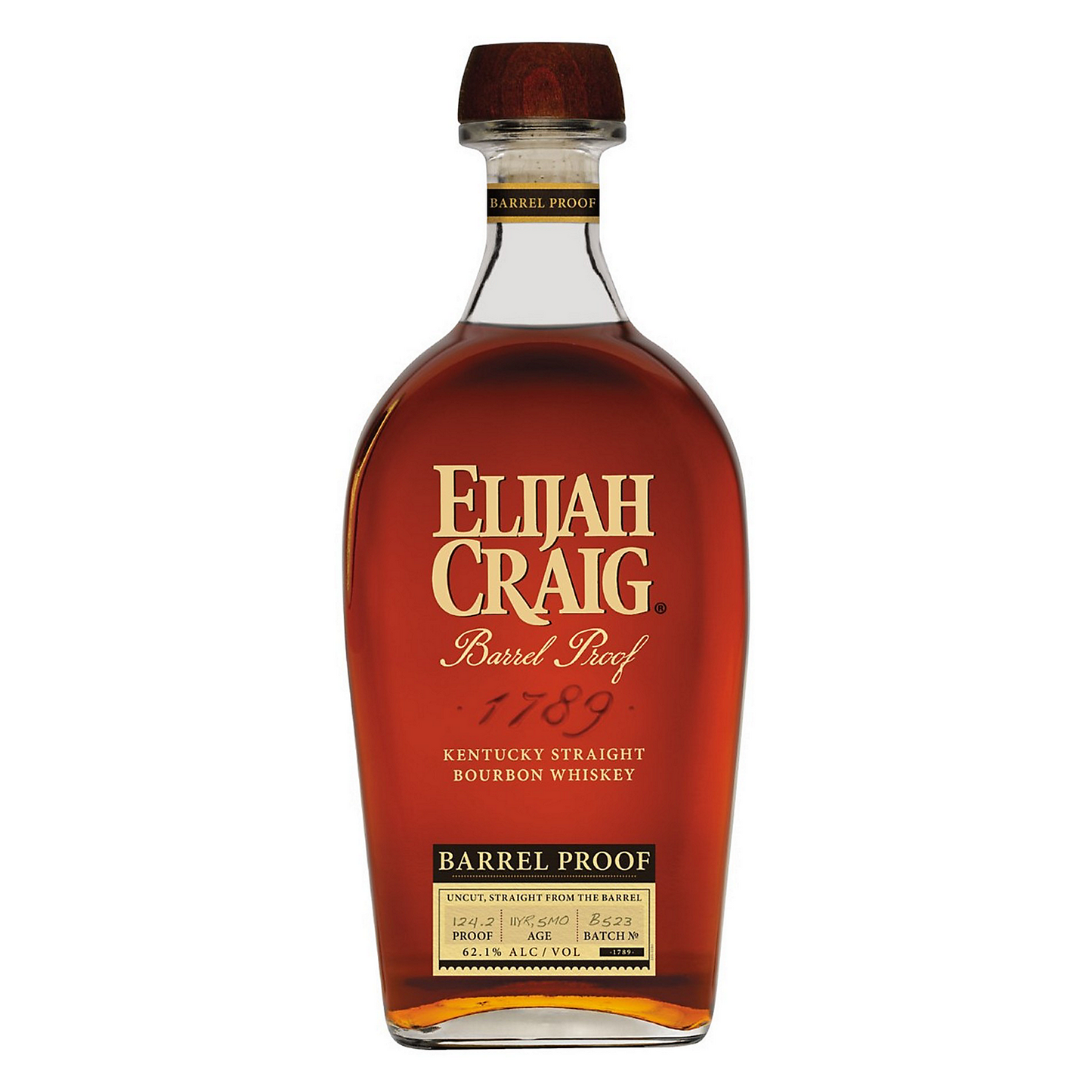 ELIJAH CRAIG STRAIGHT BOURBON 10 YEARS 9 MONTHS OLD BARREL PROOF 119 750ML