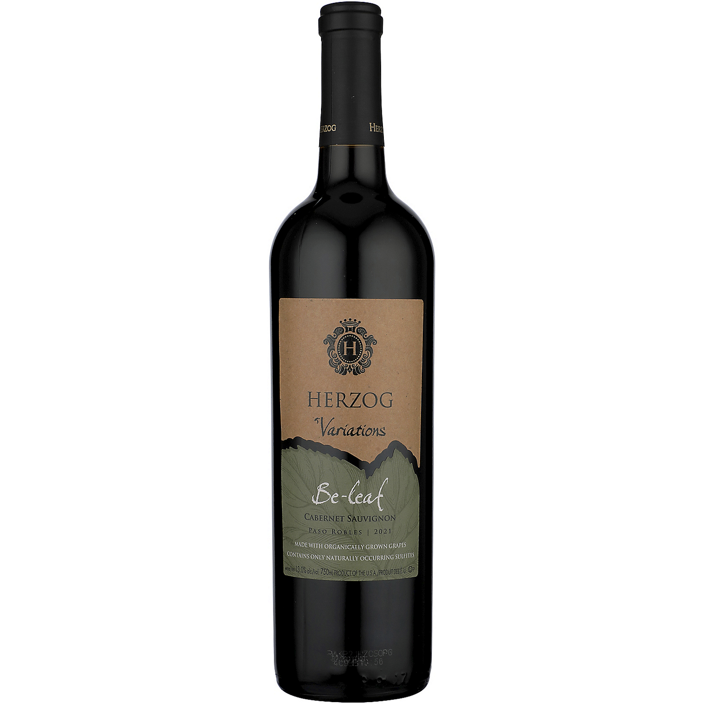 HERZOG CABERNET SAUVIGNON VARIATIONS BE-LEAF PASO ROBLES 750ML