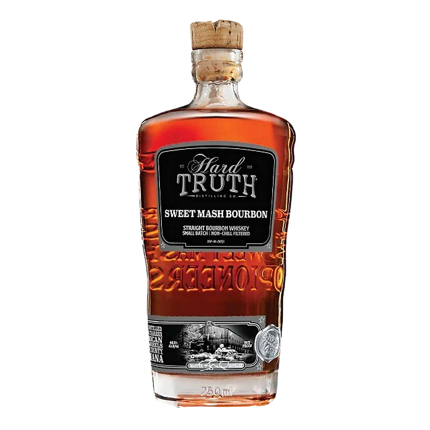 HARD TRUTH STRAIGHT BOURBON SWEET MASH SMALL BATCH 4 YR 90 750ML