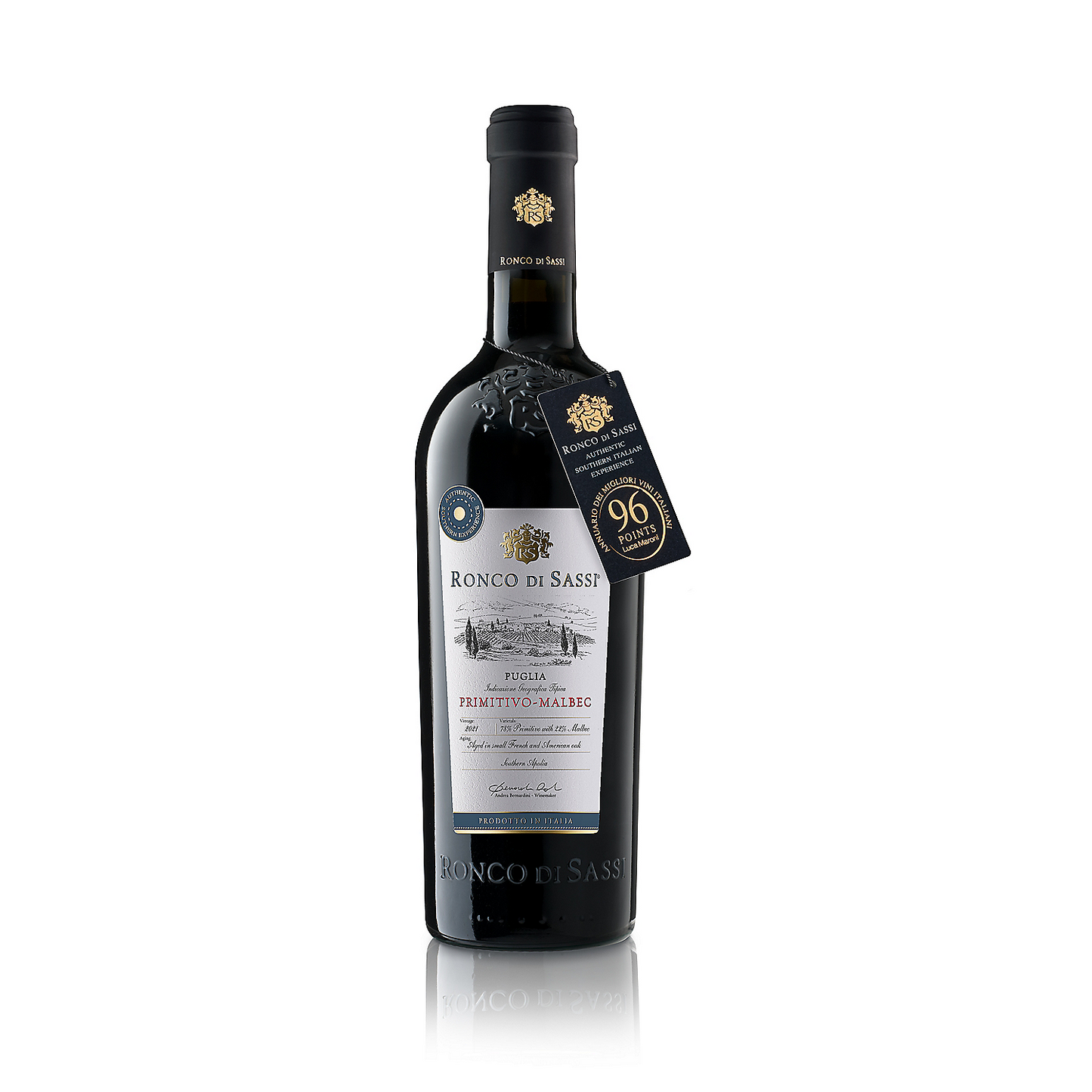 RONCO DI SASSI VINO ROSSO PUGLIA 2021 750ML