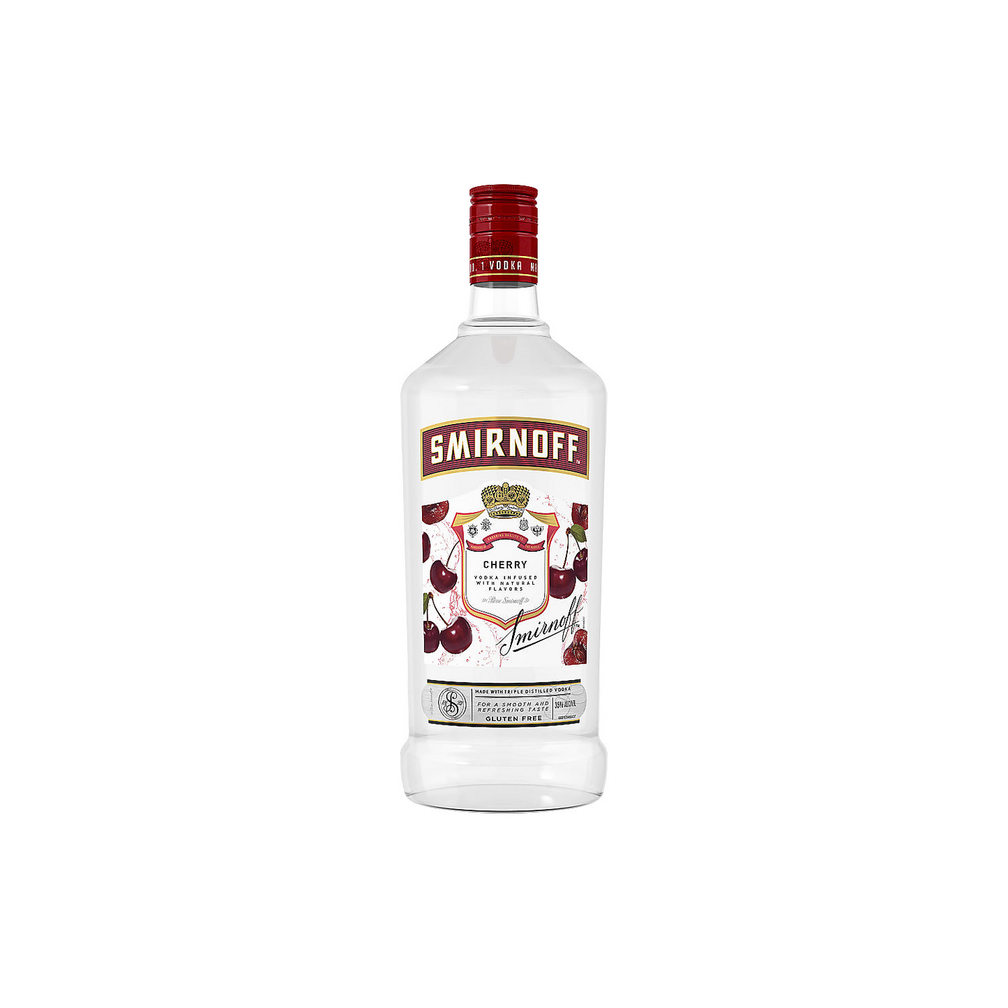 SMIRNOFF VODKA CHERRY FLAVORED 60 1L
