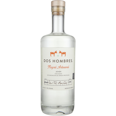 DOS HOMBRES MEZCAL ARTESANAL JOVEN ESPADIN 84 750ML