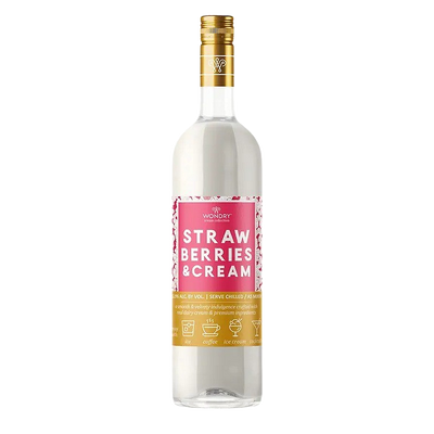 WONDRY WINE BASED COCKTAIL CREAM COLLECTION SOUTHERN COUNTRY COCKTAIL CREAM STRAWBERRIES AND CREAM 750ML