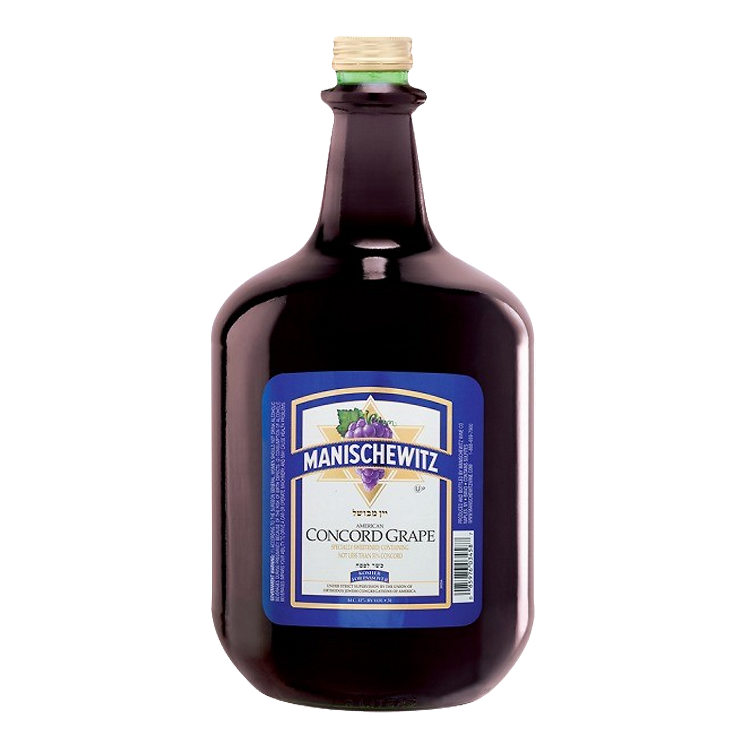 MANISCHEWITZ CONCORD KOSHER FOR PASSOVER NEW YORK 750ML