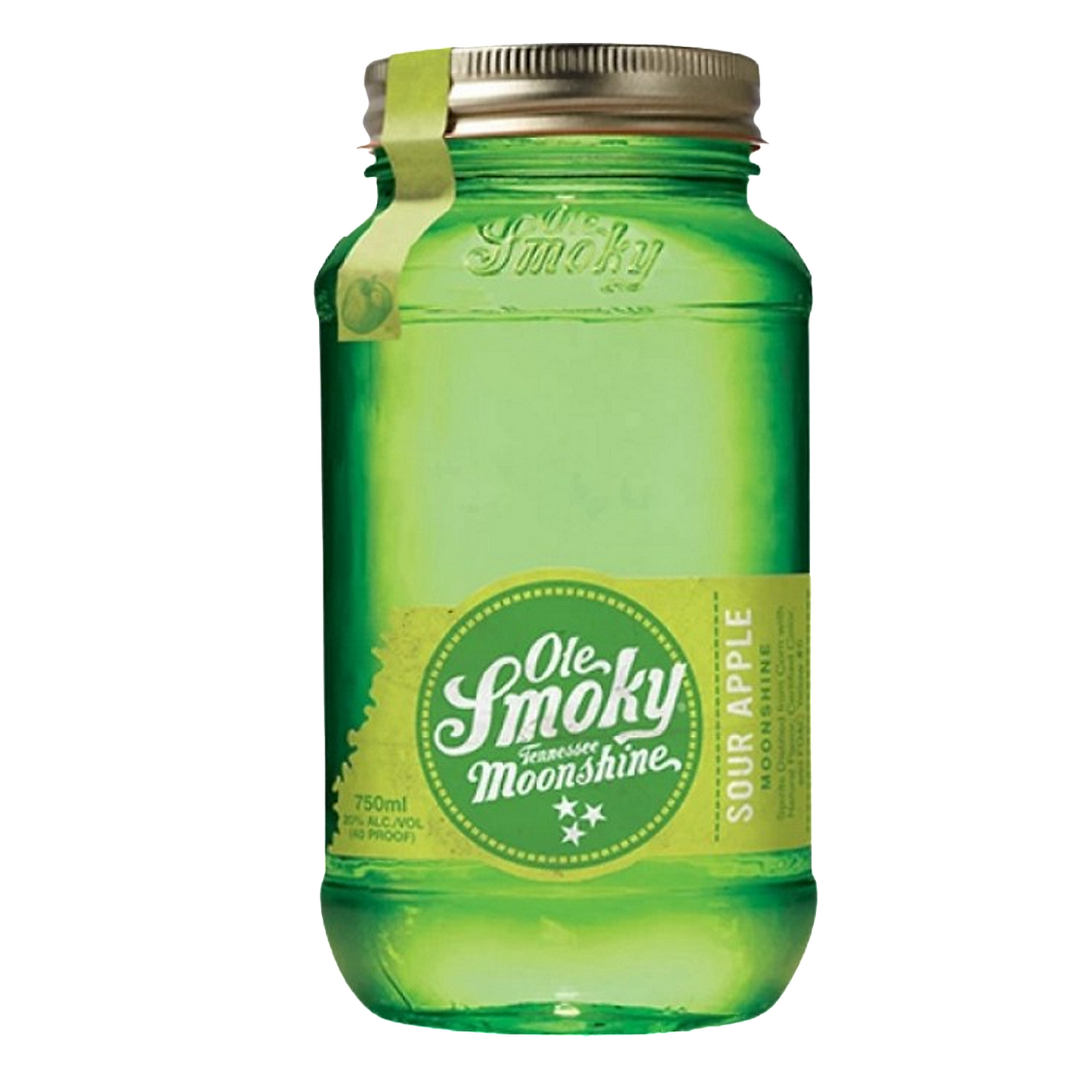 OLE SMOKY SOUR APPLE MOONSHINE 40 750ML