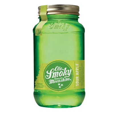 OLE SMOKY SOUR APPLE MOONSHINE 40 750ML