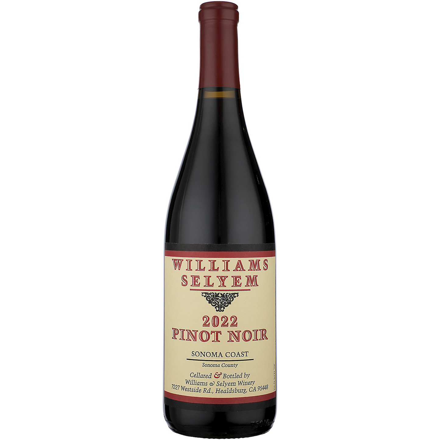 WILLIAMS SELYEM PINOT NOIR SONOMA COAST 2022 750ML