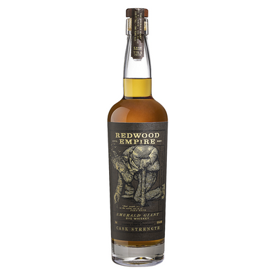 REDWOOD EMPIRE RYE WHISKEY EMERALD GIANT CASK STRENGTH 116.4 750ML