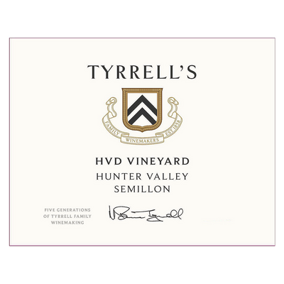 TYRRELL'S WINES SEMILLON HVD SINGLE VINEYARD HUNTER VALLEY 2017 750ML