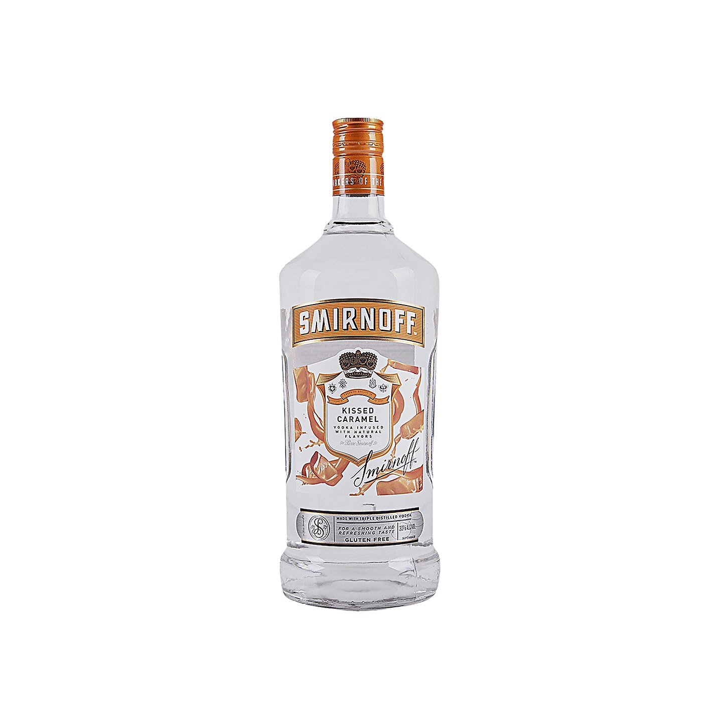 SMIRNOFF CARAMEL FLAVORED VODKA KISSED CARAMEL 60 1.75L