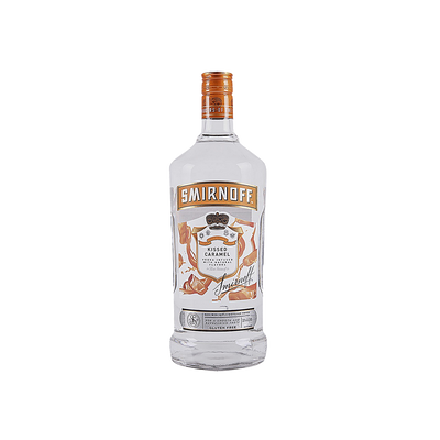 SMIRNOFF CARAMEL FLAVORED VODKA KISSED CARAMEL 60 1.75L