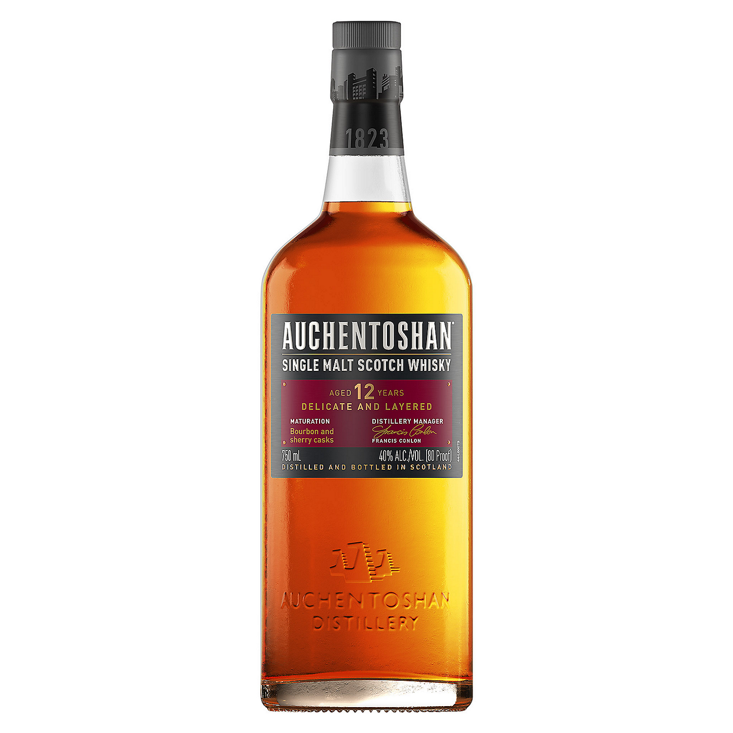 AUCHENTOSHAN SINGLE MALT SCOTCH 12 YR 80 750ML