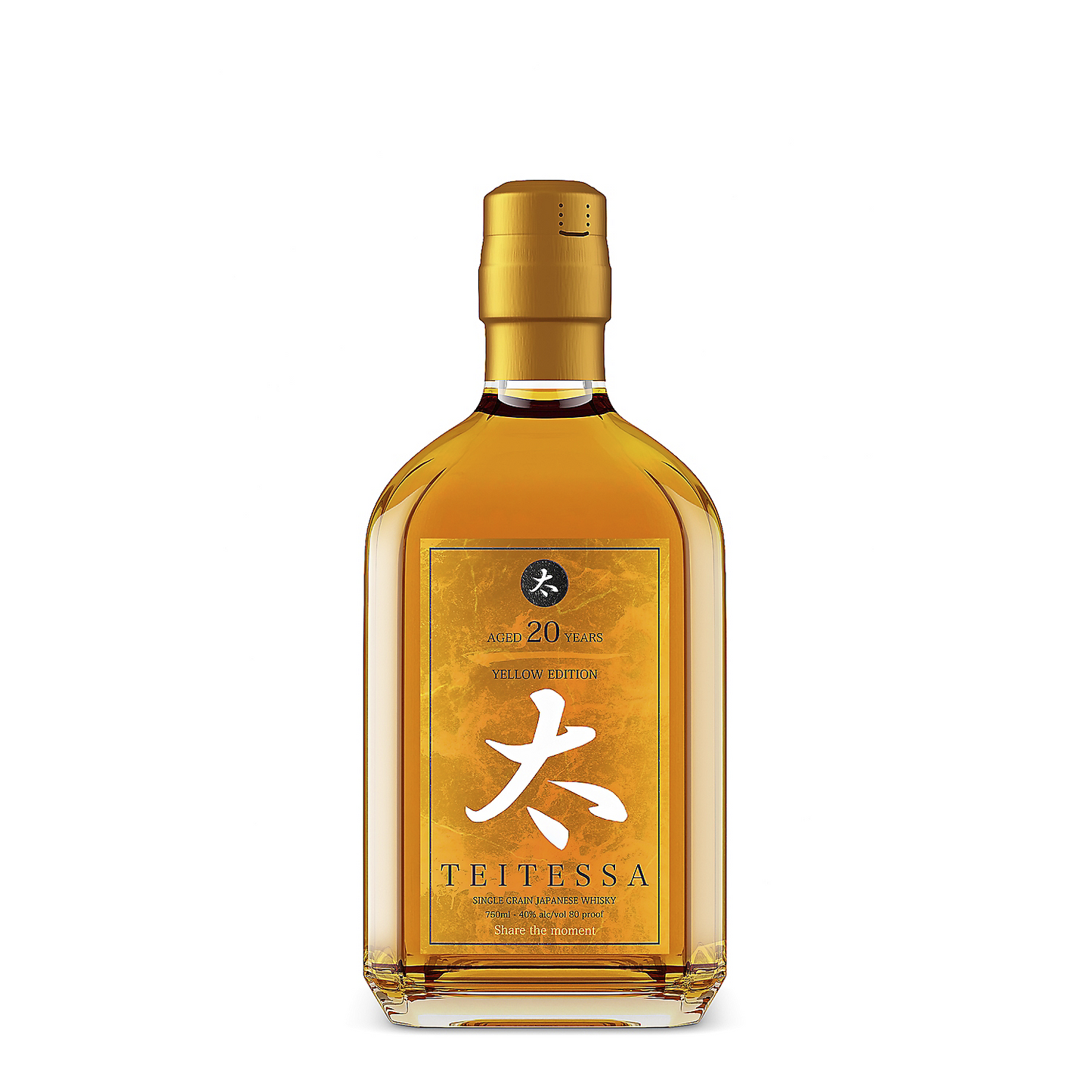 TEITESSA SINGLE GRAIN JAPANESE WHISKY YELLOW EDITION 20 YR 80 750ML