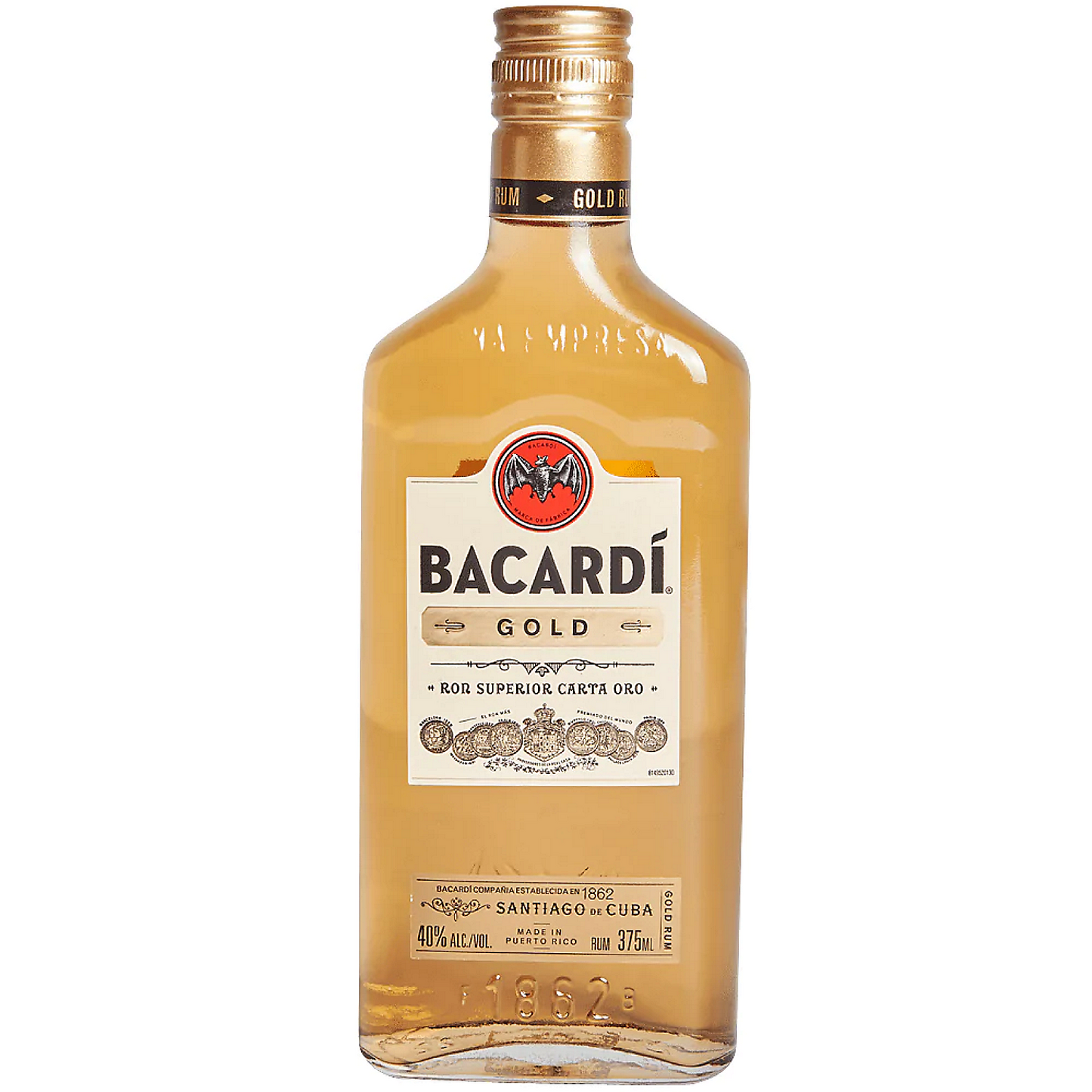 BACARDI GOLD RUM 80 1L