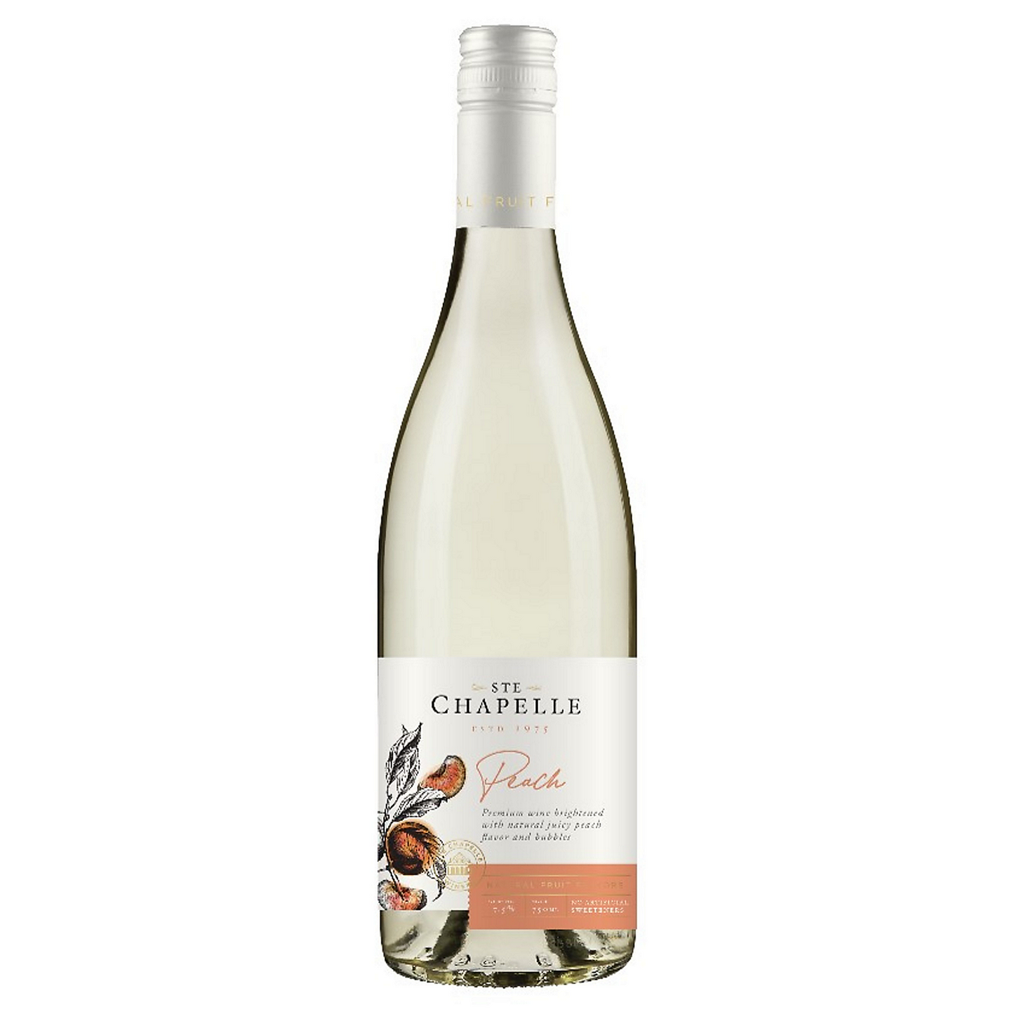 STE. CHAPELLE PEACH FLAVORED WINE 750ML