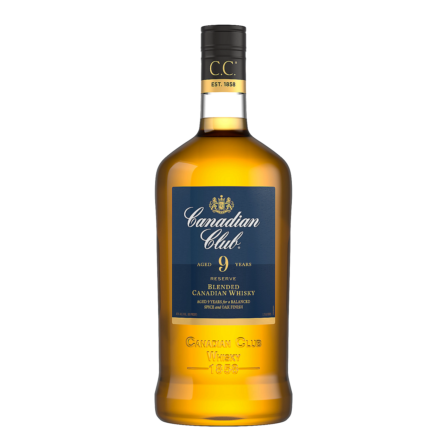 CANADIAN CLUB CANADIAN WHISKY RESERVE 9 YR 80 750ML