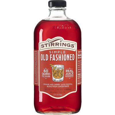 STIRRINGS OLD FASHIONED COCKTAIL SYRUP 750ML