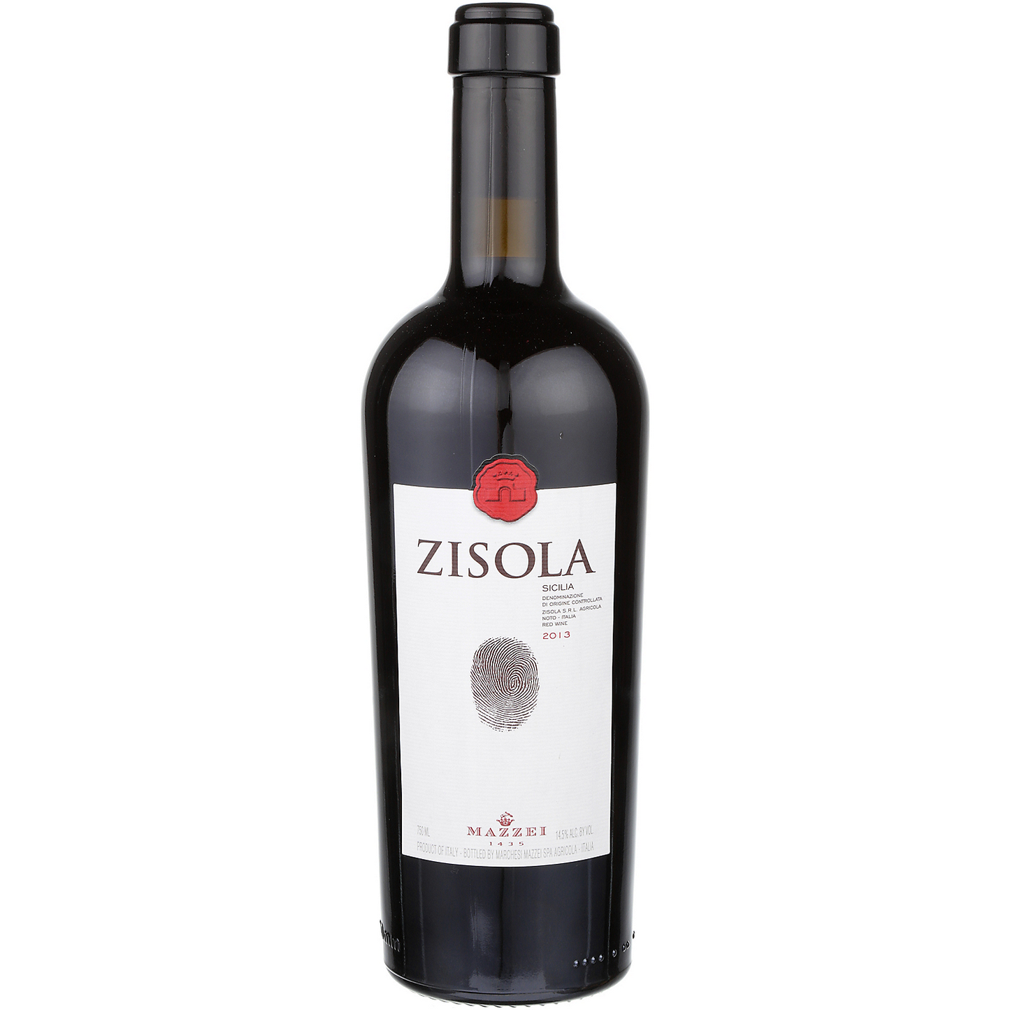 ZISOLA NERO D'AVOLA SICILIA 750ML