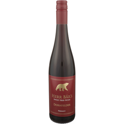 HERR BAR'S DORNFELDER SWEET RED WINE NAHE 750ML