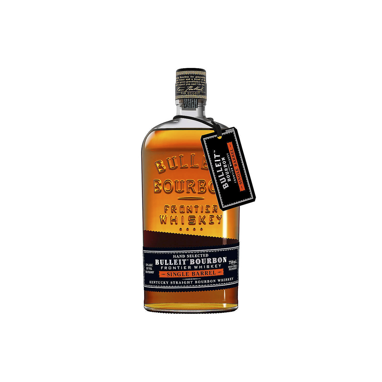 BULLEIT STRAIGHT BOURBON FRONTIER WHISKEY SINGLE BARREL 104 750ML