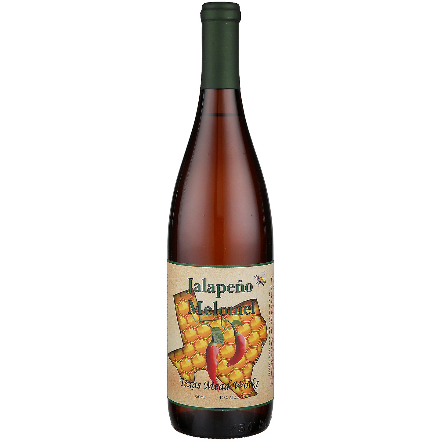 TEXAS MEAD WORKS JALAPENO FLAVORED HONEY WINE MELOMEL 750ML