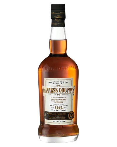 DAVIESS COUNTY FRENCH OAK CASK FINISHED KENTUCKY STRAIGHT BOURBON WHISKEY 750ML