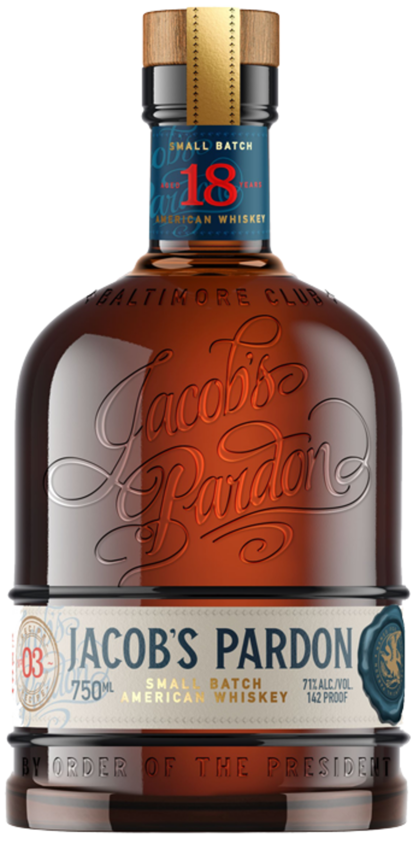 JACOBS PARDON SML BTCH WSKY #3 750ML